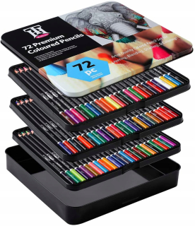 Profesionálny súbor utečencov CRAYONS HB 72