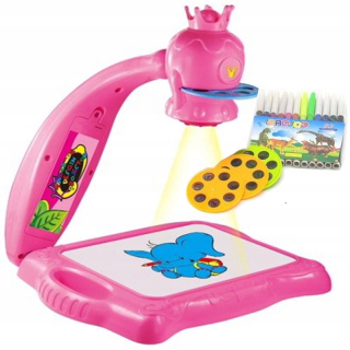 Projektor pre kreslenie obrazcov 21 12 pera PINK