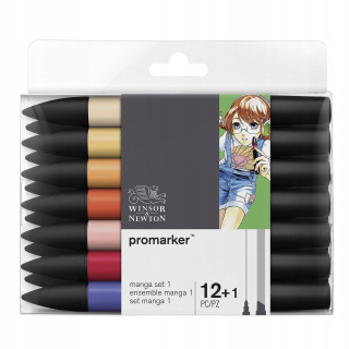 Promarker W & N SET 12 + 1 MANGA Expansion Pack