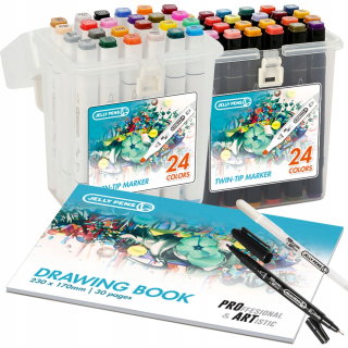 Promarkery Set 24ks v krabici Pre Art Kvalita