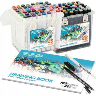 PROMARKERS sada fixiek PRO ART 48ks + krabička