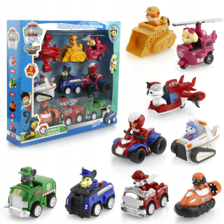 Paw Patrol - PSI hliadka auto s 9 kusov riadiť figúrky