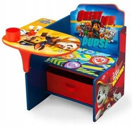 Paw Patrol - Psie hliadky stôl tabuľka hrudníka kontajnery deti