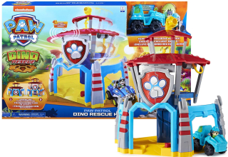 Paw Patrol  - Pes Patrol Dino záchranná Big základňa s Výťah + Auto Rex