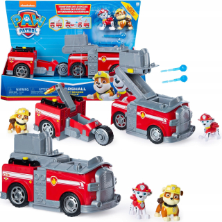 Paw Patrol - PSI Patrol Marshall sutiny automobily 2v1 bleskový