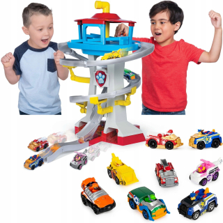 Paw Patrol - PSI Patrol Mega základnú sadu + 8 Kovové Dopravné