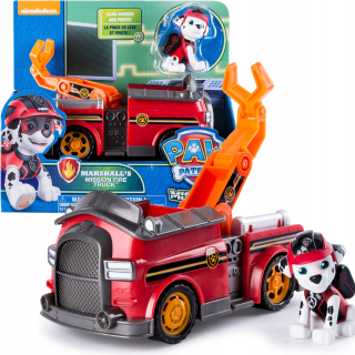 Paw Patrol - Pes Patrol misie Marshall Tmavo Fire Truck