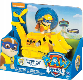 Paw Patrol - PSI Patrol Štrk Crane Super Pup Crane Figúrka !!