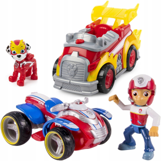 Paw Patrol - PSI Patrol Ryder Marshall + Quad a Fire Truck