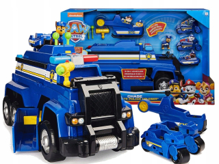 Paw Patrol - PAW PATROL VEĽKÝ RÁDIOVÝ VOZÍK 5v1 + CHASE