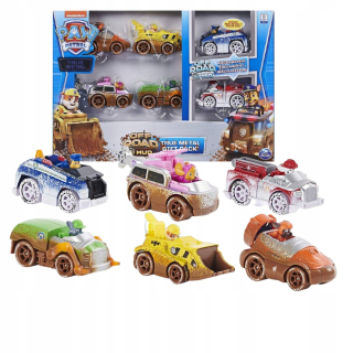 Paw Patrol - PSI Patrol Sada 6 Metal Aut Off Road Mud