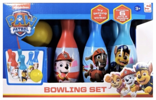Pes Patrol Sada bowling + Kula Nickelodeon