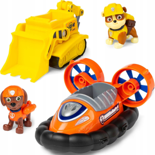 Paw Patrol - PSI Patrol Zuma a drvina + vznášadla a buldozér