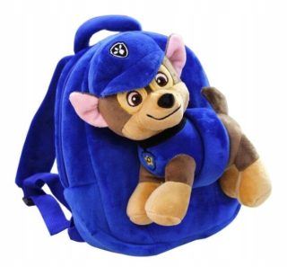Hliadkový maskot s plyšovým batohom