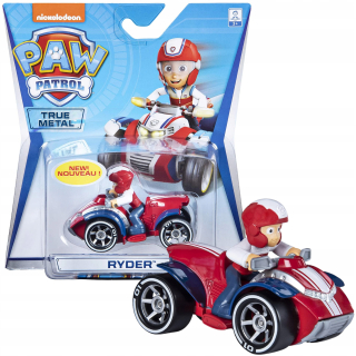 Paw Patrol - Pes Paw Patrol Vehicle Metal Car Quad Ryder