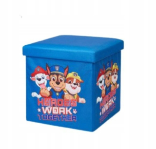 Paw Patrol - Pouf pes hliadka kontajner na hračky s vekom.