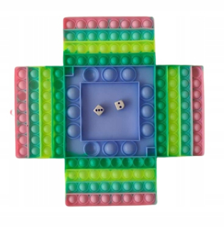 Push Bubble Pop It Senzory hračka hra 4 Ľudia