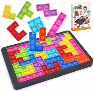 Push Bubble Pop It Sensory Toy Pad puzzle