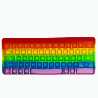Push Bubble Pop It Sensory Toy Keyboard
