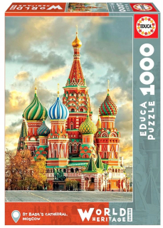 Puzzle 1000 Katedrála sv Basel / Moskva G3