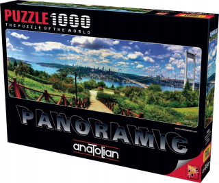Puzzle 1000 Panorama výhľadom na Bospor, Anatolian