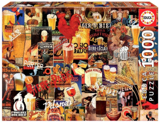 Puzzle 1000 Svetové pivo (Retro) G3, Educa