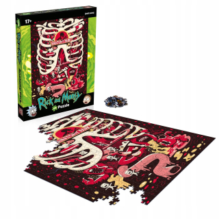 PUZZLE 1000 RICK & Morty ANATOMY PARK