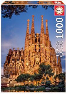 Puzzle 1000 Sagrada Familia / Barcelona G3, Educa