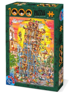 PUZZLE MADNESS 1000 CURVE stavbu veže