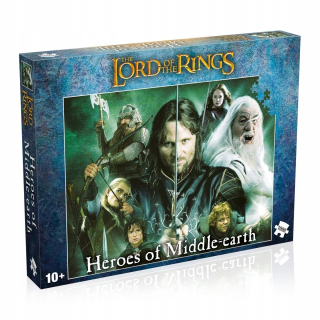 Puzzle 1000 Lord of the Rings Heroes stredomorskej