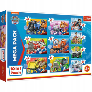 Puzzle 10W1 TREFL Zoznámte sa s PSI PATROL