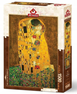 Puzzle 1500 Gustav Klimt, Kiss, ArtPuzzle
