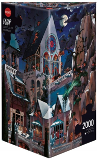 Puzzle 2000 Scary hrad (Puzzle + plagát), Loup