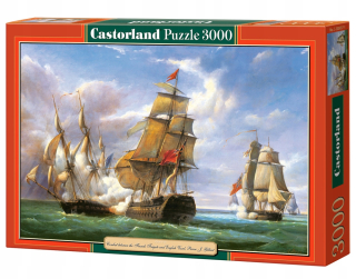 Puzzle 3000 Castorland Combat medzi plavidlami