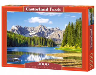 Puzzle 3000 Castorland Misurina Lake, Taliansko