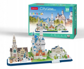 3D Puzzle CityLine Bavaria 178el hradného paláca