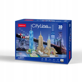 3D PUZZLE CityLine NEW YORK CITY