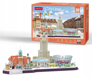 PUZZLE 3D CITYLINE Varšava 126el PGE Zámecký palác