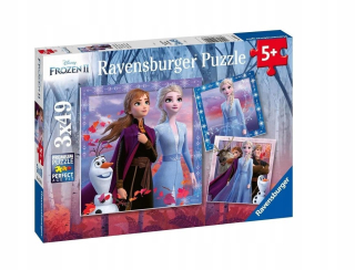 Frozen Elsa - Puzzle 3x49 Frozen 2, Ravensburger