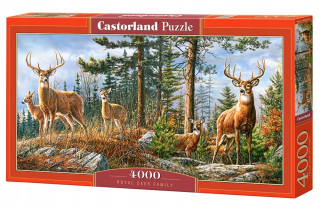 Puzzle 4000 Castorland Royal Deer rodiny