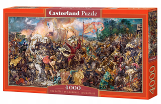 Puzzle 4000 Castorland bitky pri Grunwalde