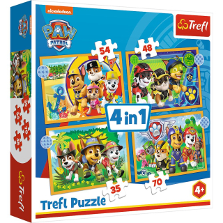 Puzzle 4v1 Trefl Holiday PSI Patrol