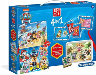 Paw Patrol - Puzzle 4v1 Edu Kit PSI Patrol Puzzle 2 Klocki hry