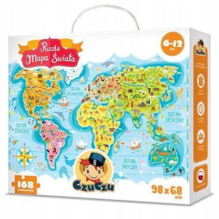 Puzzle Czúcz mapu sveta 168 el. 6+ 33626 Children