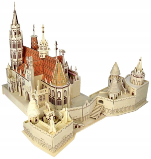 ~ Drevené skladačky 3D ~ Maciej Budapest kostol