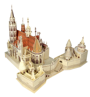 Puzzle drevené 3D Church of St. Maciej Budapest