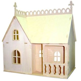 ~ Drevené Puzzle 3D ~ Small Dreamhouse ~