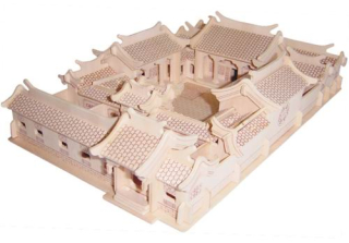 ~ Drevené skladačky 3D ~ Cisársky palác Pekin ~