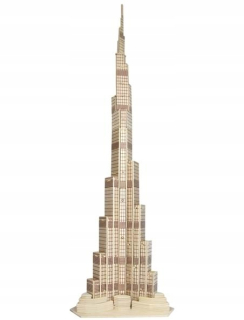 ~ Drevené Puzzle 3D ~ Tower Dubaj Tower ~