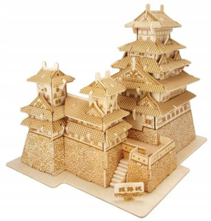 ~ Drevené skladačky 3D ~ Himeji Castle Jo ~